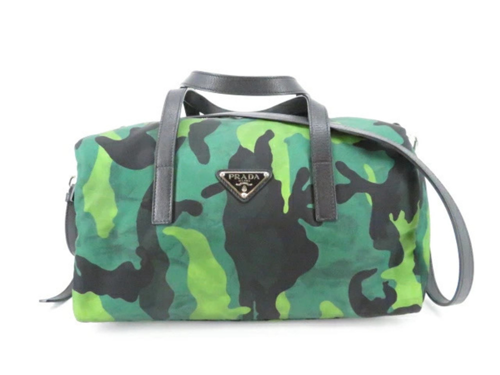 Prada bag Boston calfskin camouflage